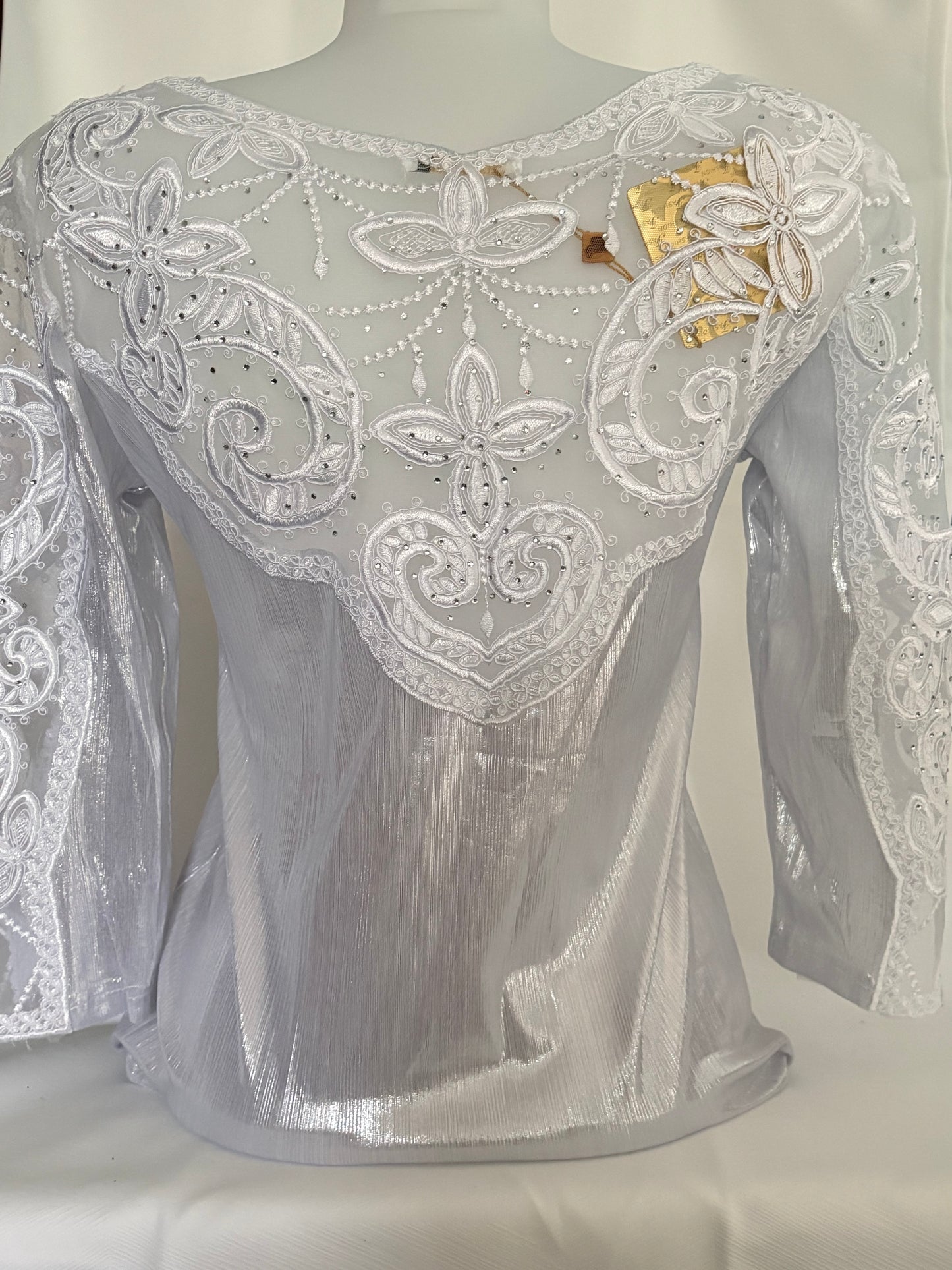 Bodys brillant blanc