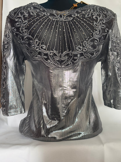 Bodys brillant gris foncés