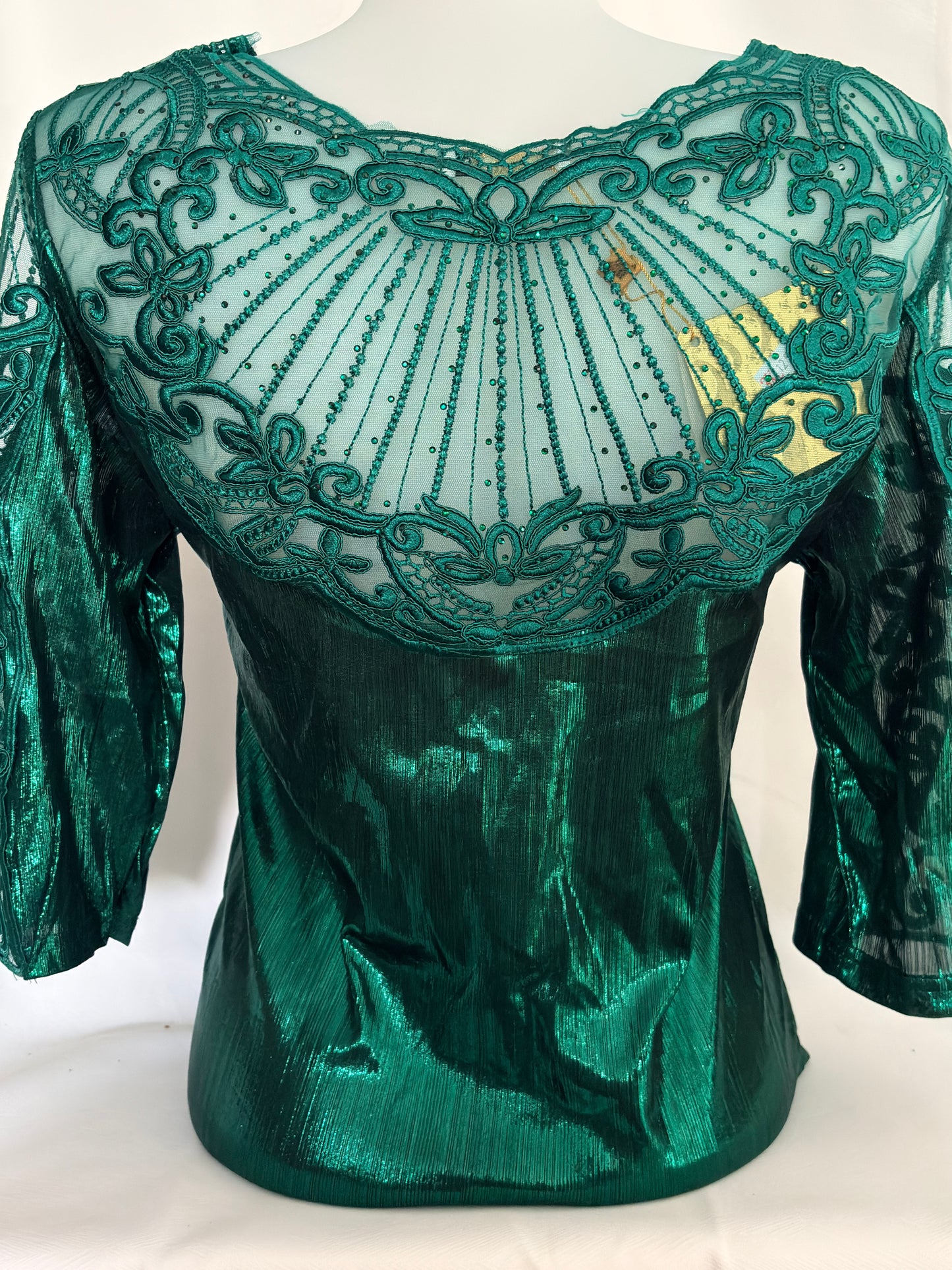 Bodys brillant vert foncé