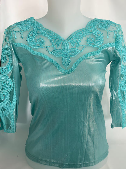 Bodys brillant rose ciel