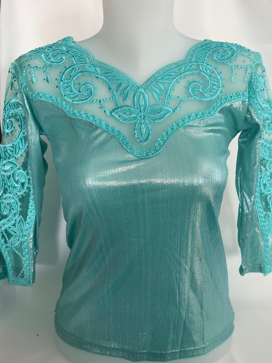 Bodys brillant rose ciel