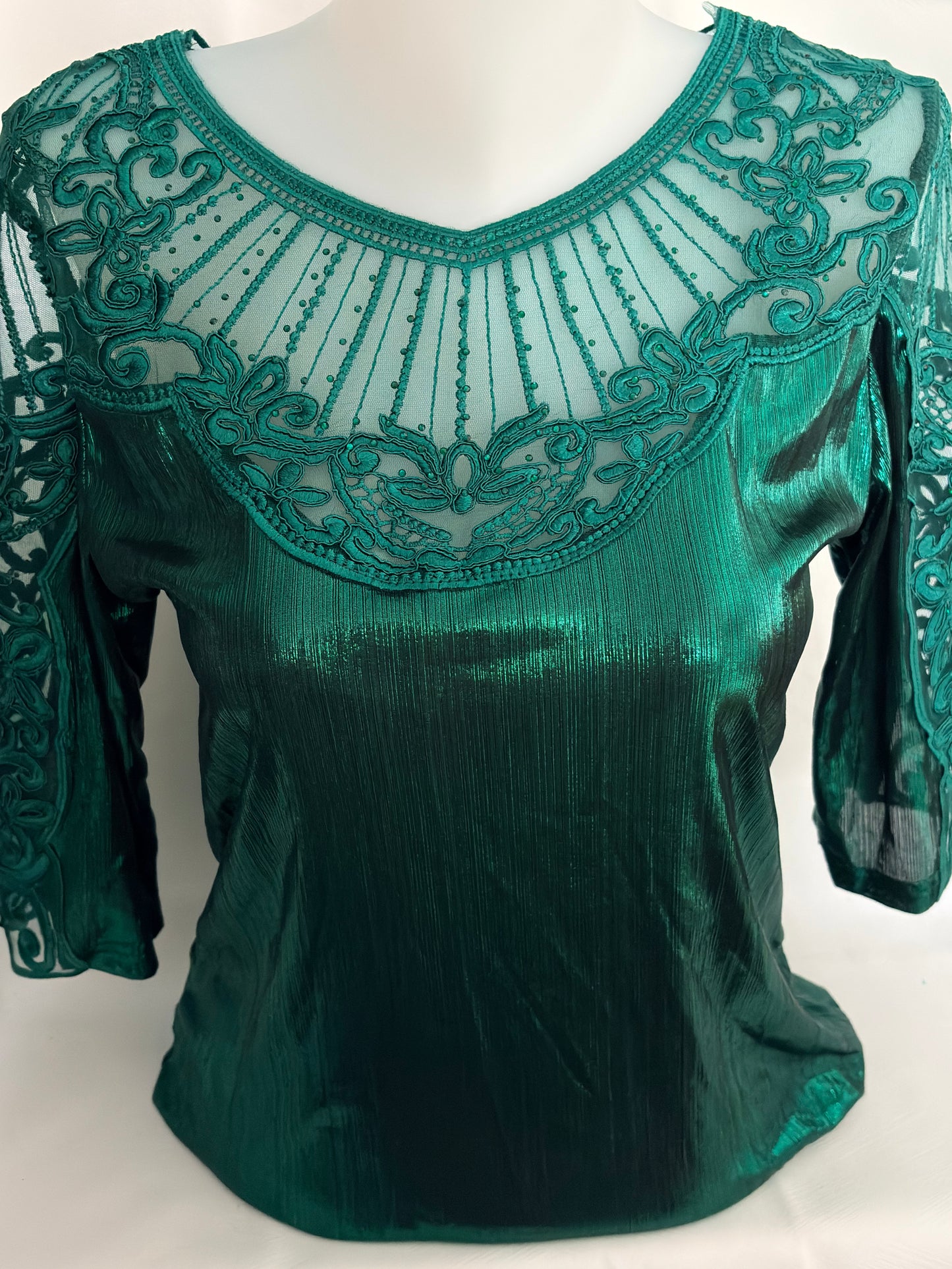 Bodys brillant vert foncé