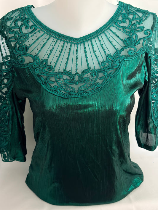 Bodys brillant vert foncé