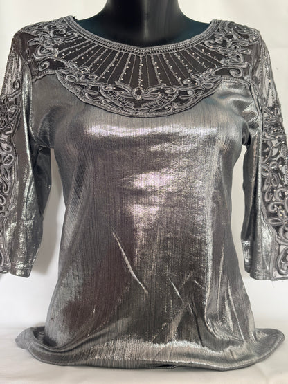 Bodys brillant gris foncés