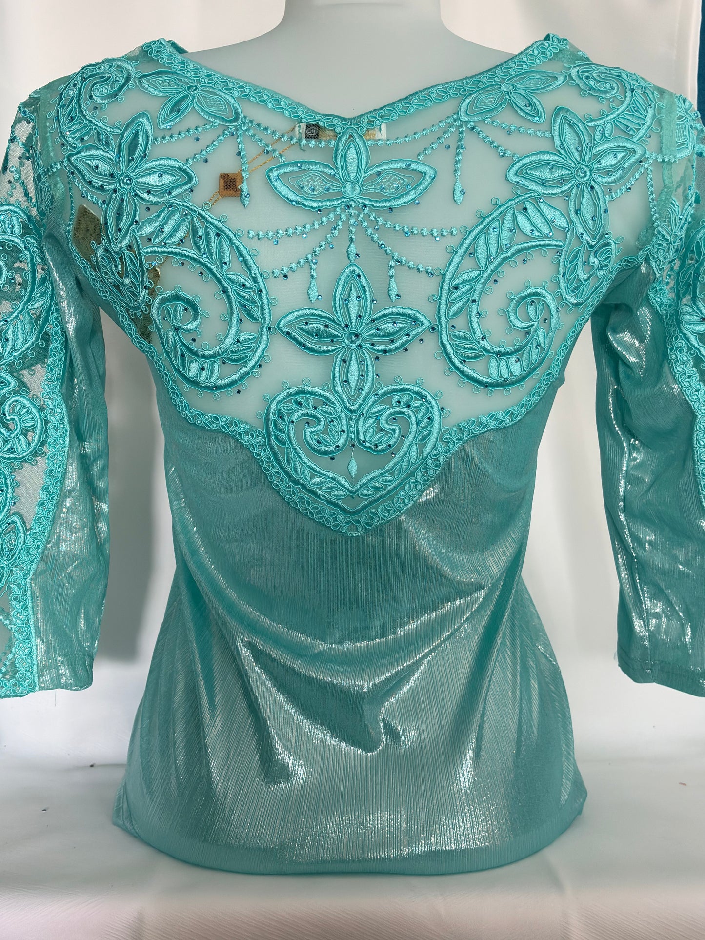 Bodys brillant rose ciel