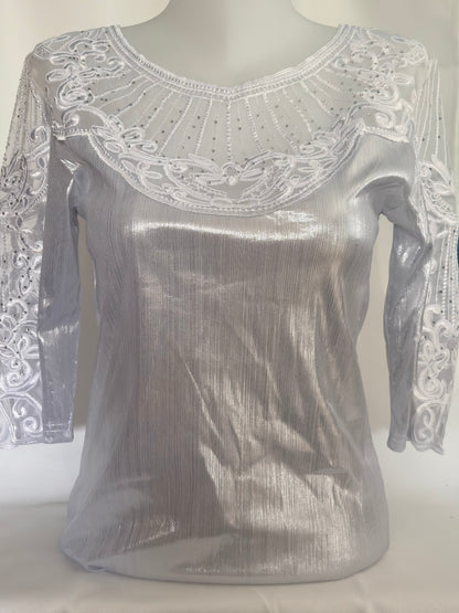 Bodys brillant blanc