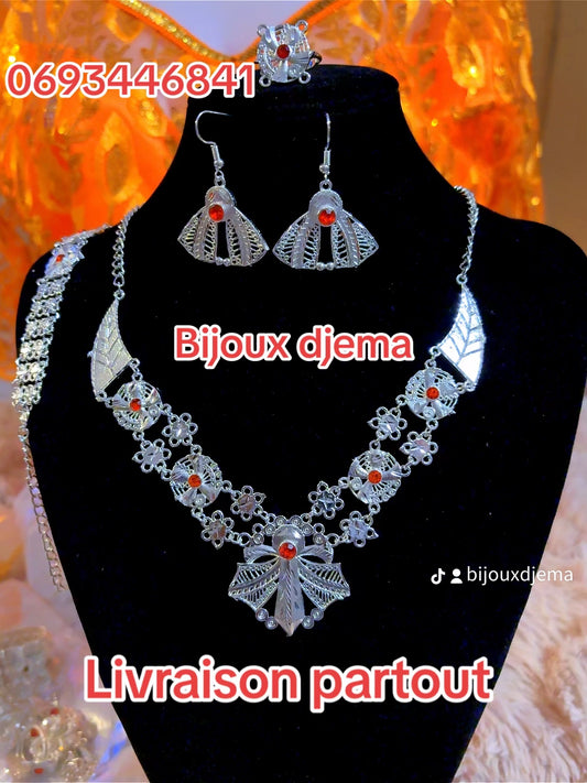 Parure blanc