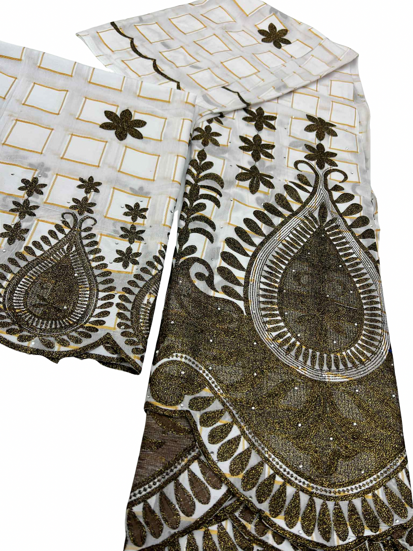 Salouva blanc marron