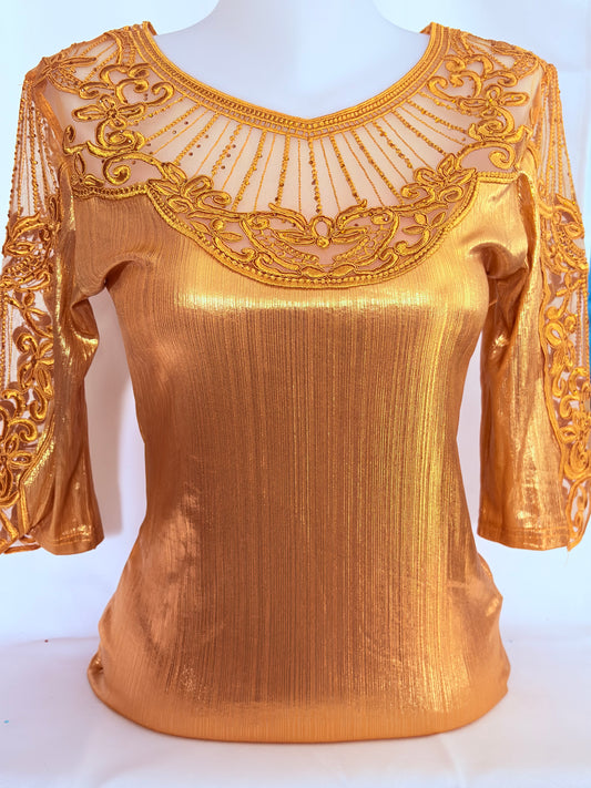 Bodys brillant doré