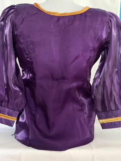 Body satin violet