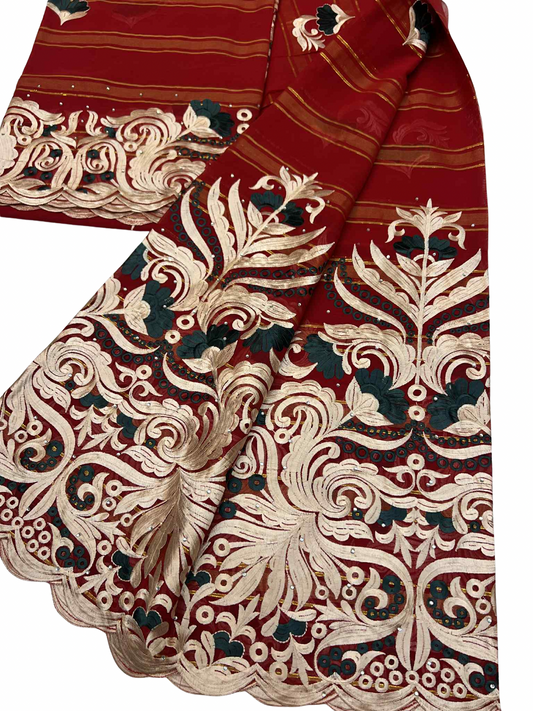 Salouva rouge beige