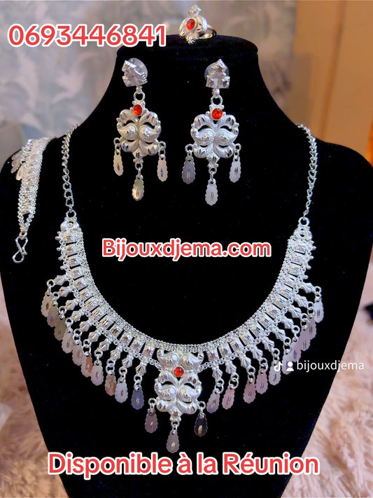Parure blanc
