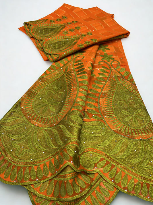 Salouva orange vert olive